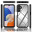 For Samsung Galaxy A15 5G Phone Case Full Protection Cover with PET Screen Protector - Dark Blue - 2