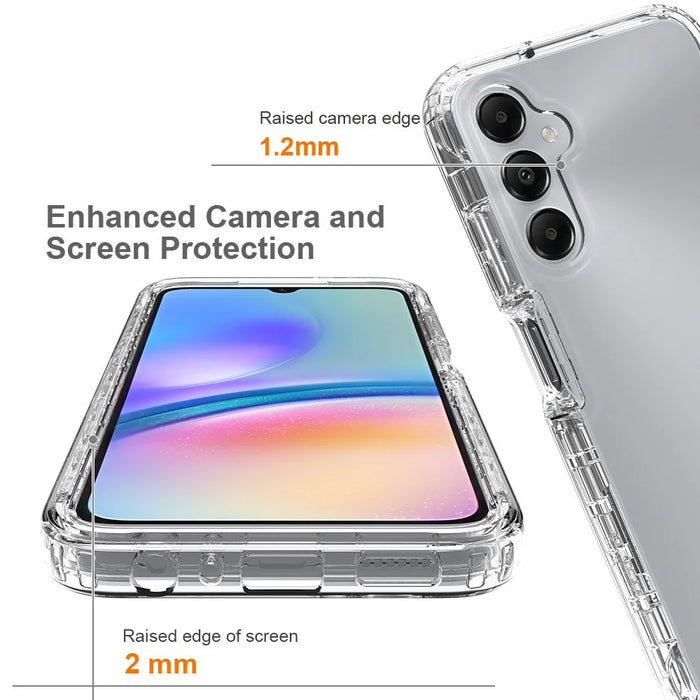 For Samsung Galaxy A05s 4G Protective Case Clear Gradient Phone Cover - Transparent - 2