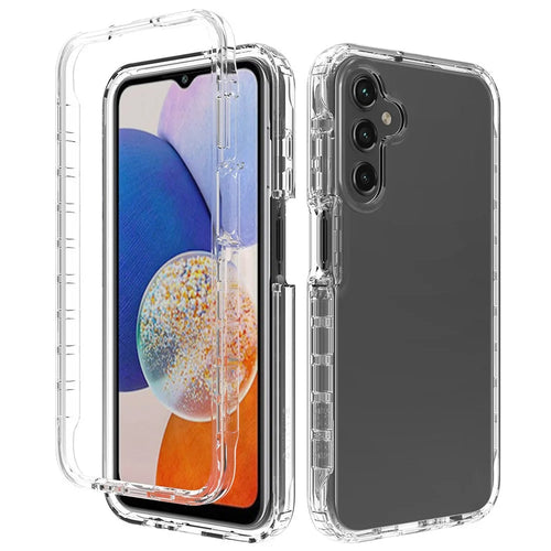For Samsung Galaxy A15 5G Clear Phone Case Gradient Back Cover - Transparent - 1