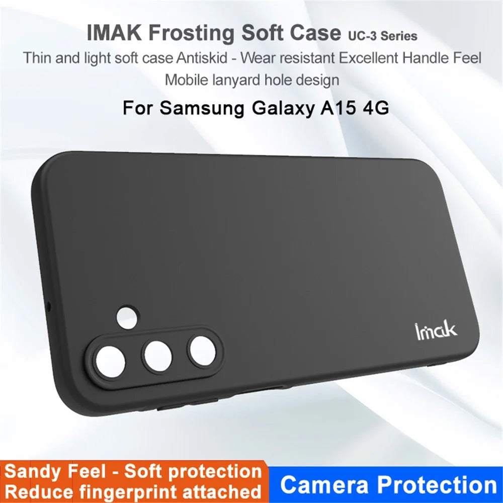 IMAK UC-3 Series For Samsung Galaxy A15 5G / A15 4G Case Anti-scratch Soft TPU Cell Phone Back Shell - 2