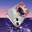 For iPhone 15 Plus Case Electroplating Kickstand PC+TPU Mobile Phone Cover - Pink - 4