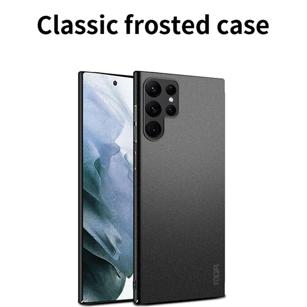 MOFI Shield Matte Series for Samsung Galaxy S24 Ultra Back Case Protective PC Phone Cover - Black - 2
