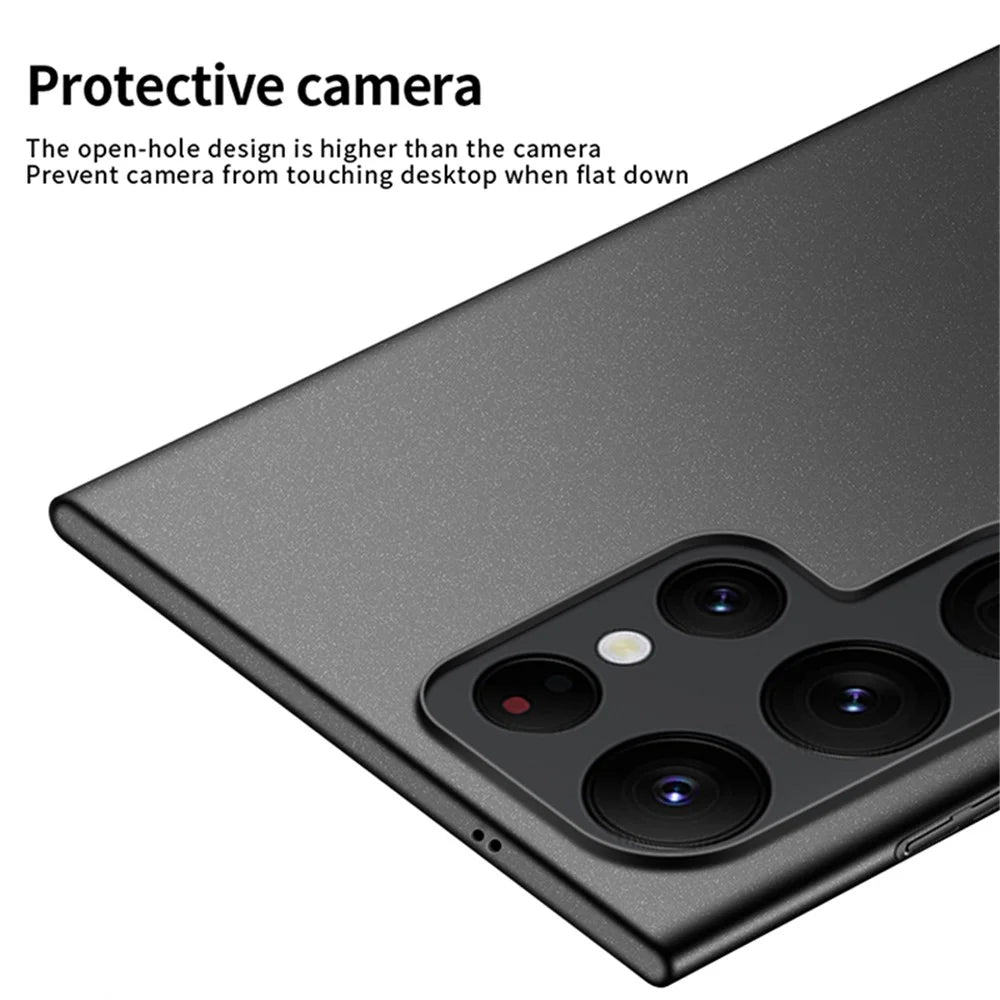 MOFI Shield Matte Series for Samsung Galaxy S24 Ultra Back Case Protective PC Phone Cover - Black - 4