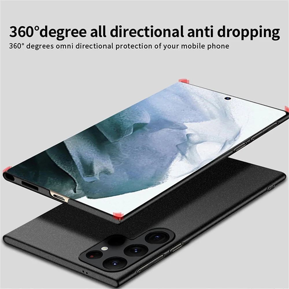 MOFI Shield Matte Series for Samsung Galaxy S24 Ultra Back Case Protective PC Phone Cover - Black - 6