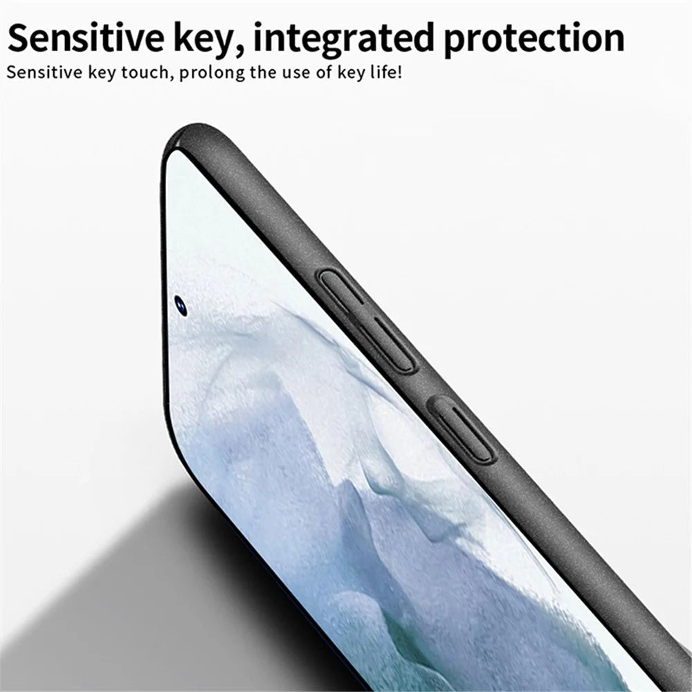 MOFI Shield Matte Series for Samsung Galaxy S24 Phone Case PC Shockproof Slim Cover - Grey - 3