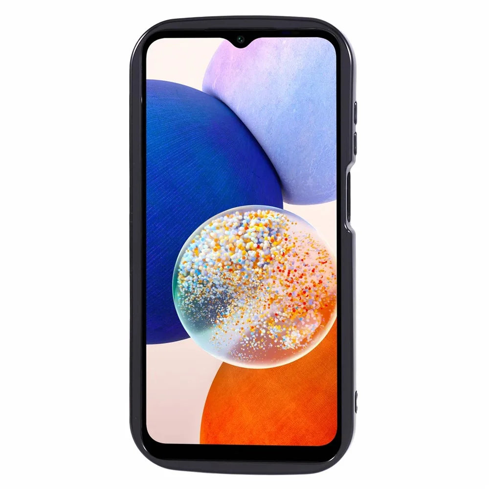 YX Series For Samsung Galaxy A15 5G Case Creative Shockproof TPU Cover (Precise Cutout) - Black - 2