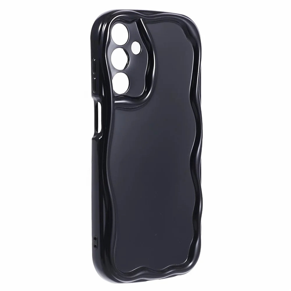 YX Series For Samsung Galaxy A15 5G Case Creative Shockproof TPU Cover (Precise Cutout) - Black - 3