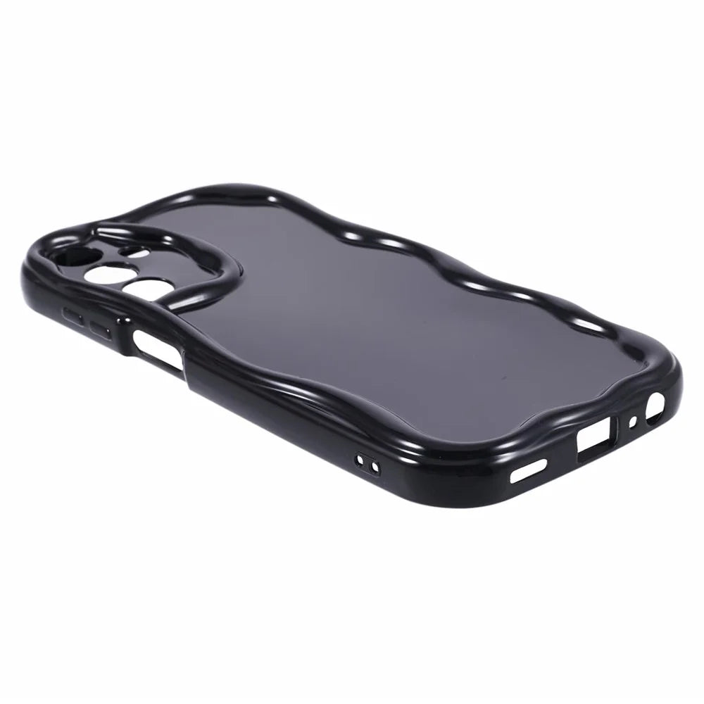 YX Series For Samsung Galaxy A15 5G Case Creative Shockproof TPU Cover (Precise Cutout) - Black - 5