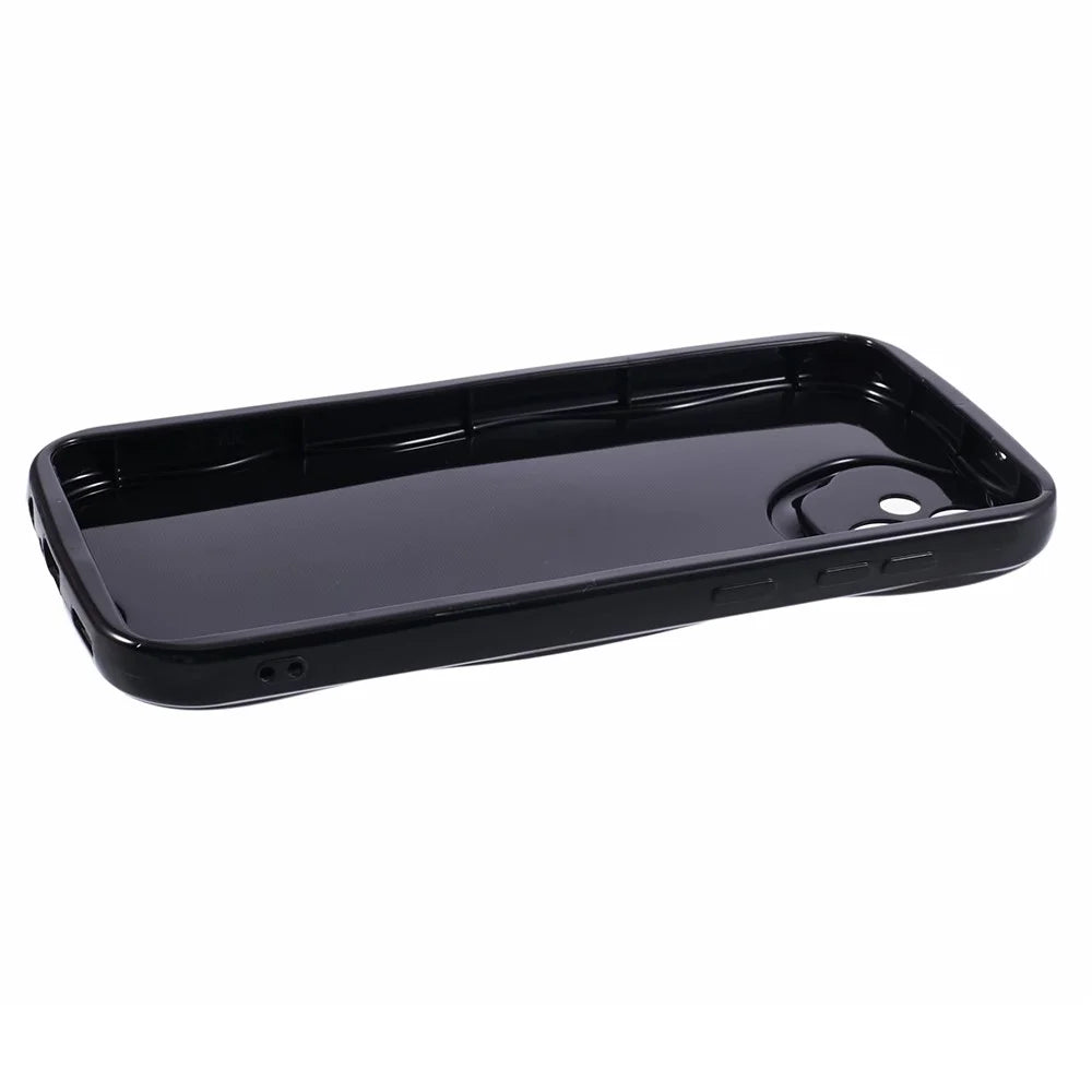 YX Series For Samsung Galaxy A05 4G Case Wave Shape Precise Cutout Mobile Phone Shell - Black - 4
