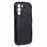 YX Series For Samsung Galaxy S21 FE 5G Case Wave Design Soft TPU Phone Cover (Precise Cutout) - Black - 3