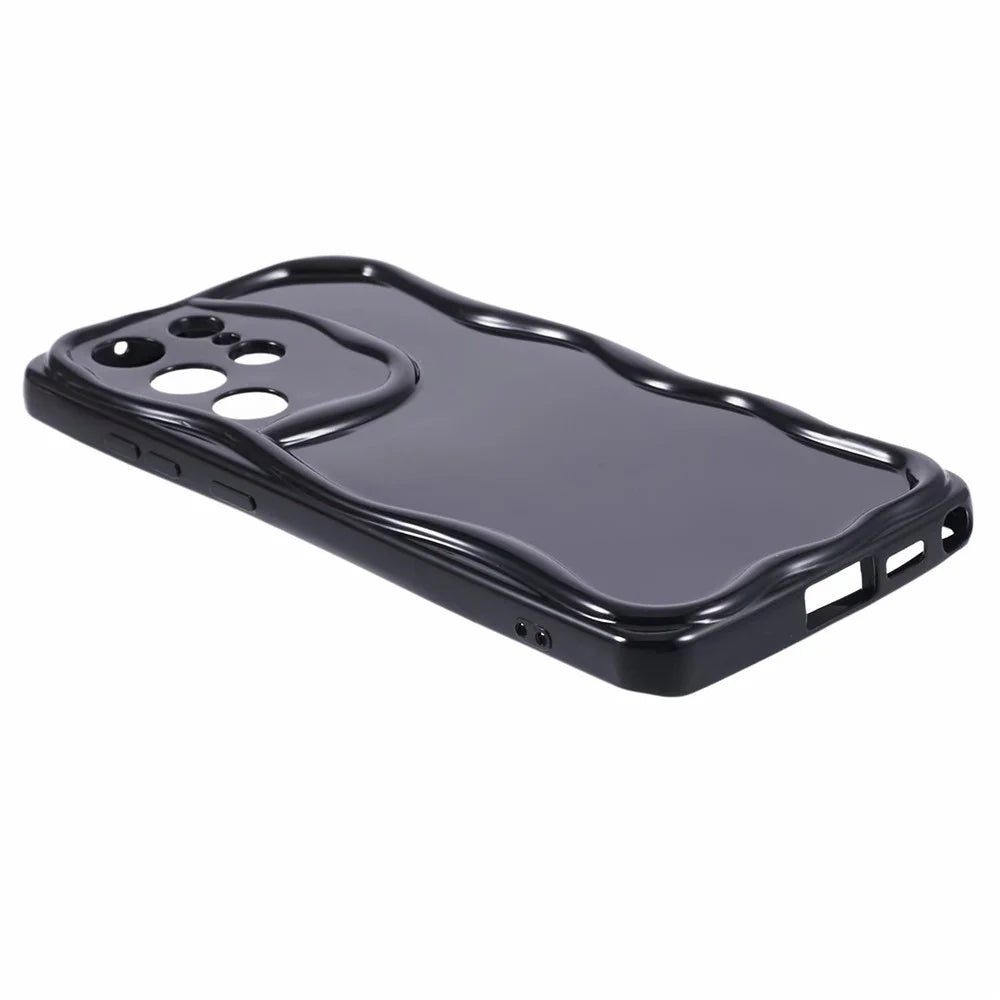 YX Series For Samsung Galaxy S22 Ultra 5G Case Precise Cutout Drop-proof TPU Phone Back Protector - Black - 5