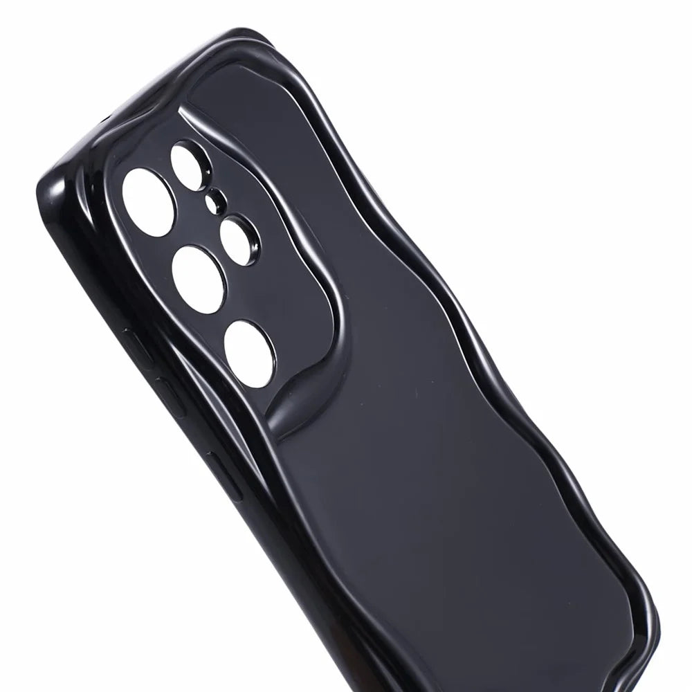 YX Series For Samsung Galaxy S22 Ultra 5G Case Precise Cutout Drop-proof TPU Phone Back Protector - Black - 6
