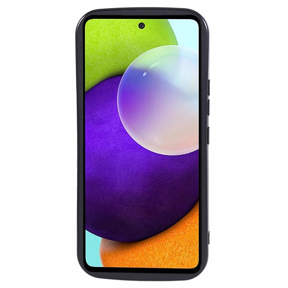 YX Series For Samsung Galaxy A52 4G / A52 5G / A52s 5G TPU Case Wave Shape Precise Cutout Phone Cover - Black - 2