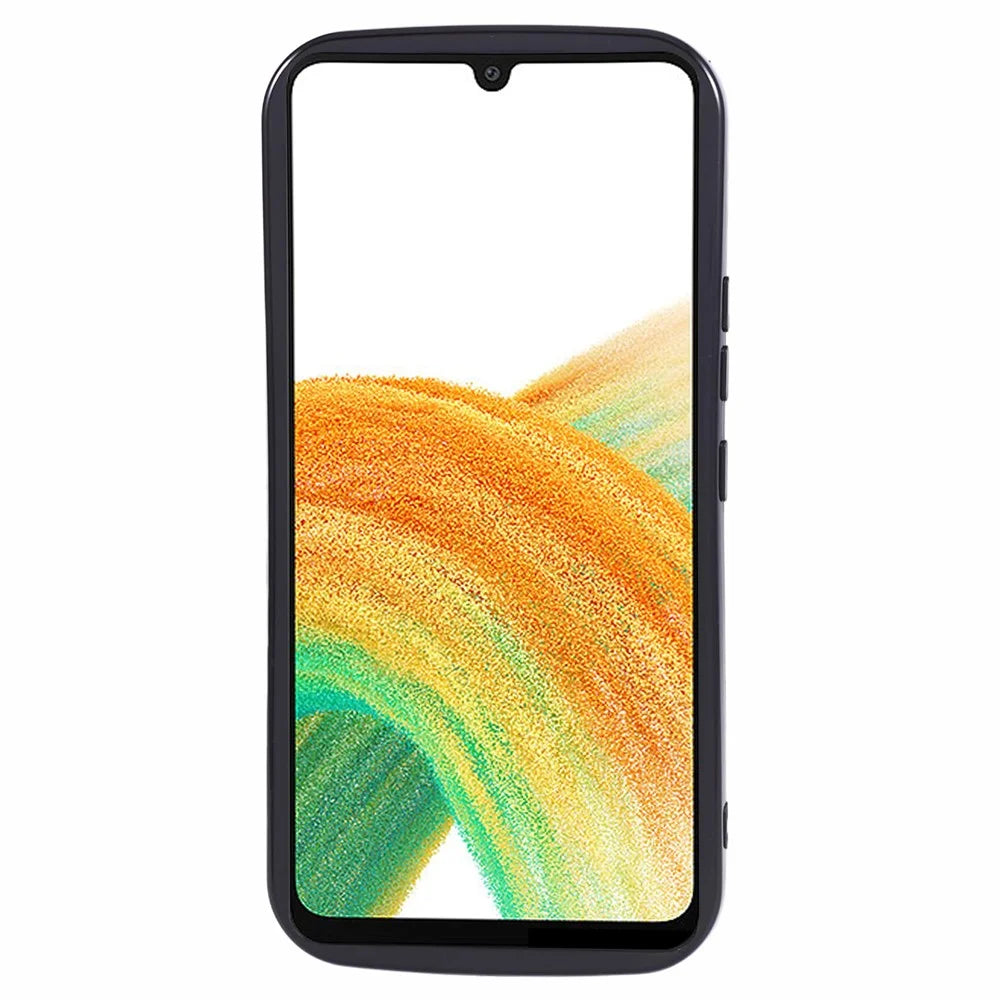 YX Series For Samsung Galaxy A32 4G (EU Version) Shockproof Case Wave Shape Precise Cutout TPU Phone Cover - Black - 2