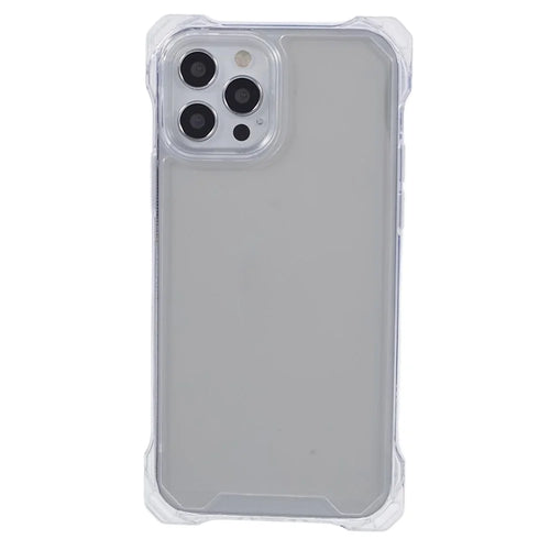 For iPhone 12 / 12 Pro Phone Case TPU+Acrylic Fall Prevention Protective Cover - Transparent - 1
