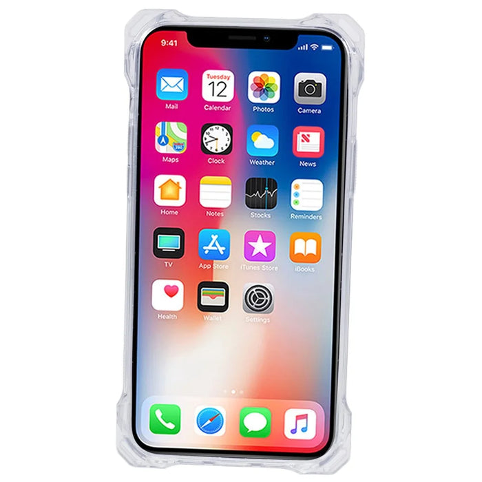 For iPhone 12 / 12 Pro Phone Case TPU+Acrylic Fall Prevention Protective Cover - Transparent - 2