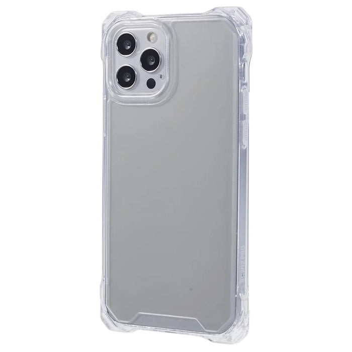 For iPhone 12 / 12 Pro Phone Case TPU+Acrylic Fall Prevention Protective Cover - Transparent - 3