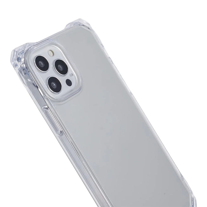 For iPhone 12 / 12 Pro Phone Case TPU+Acrylic Fall Prevention Protective Cover - Transparent - 5