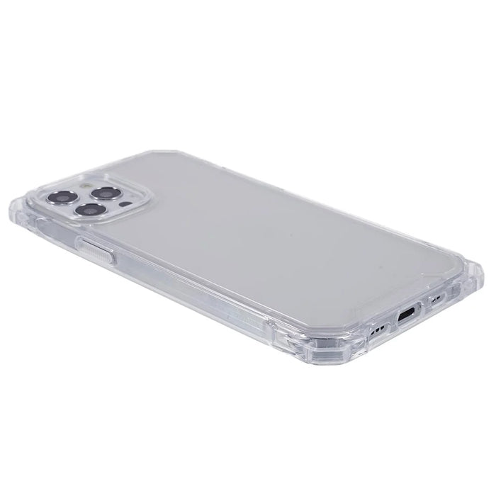 For iPhone 12 / 12 Pro Phone Case TPU+Acrylic Fall Prevention Protective Cover - Transparent - 6