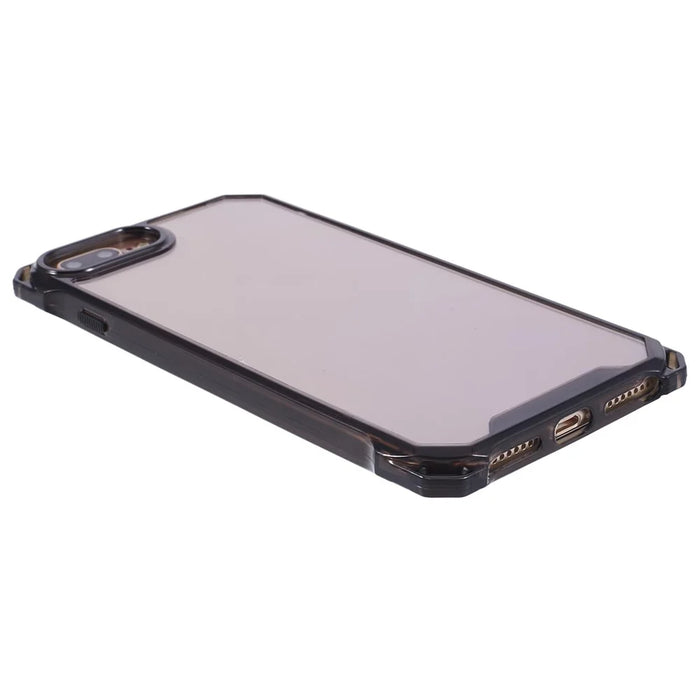 For iPhone 7 Plus / 8 Plus / 6 Plus / 6s Plus Case Four Corner Anti-Drop Phone Cover - Transparent Black - 6