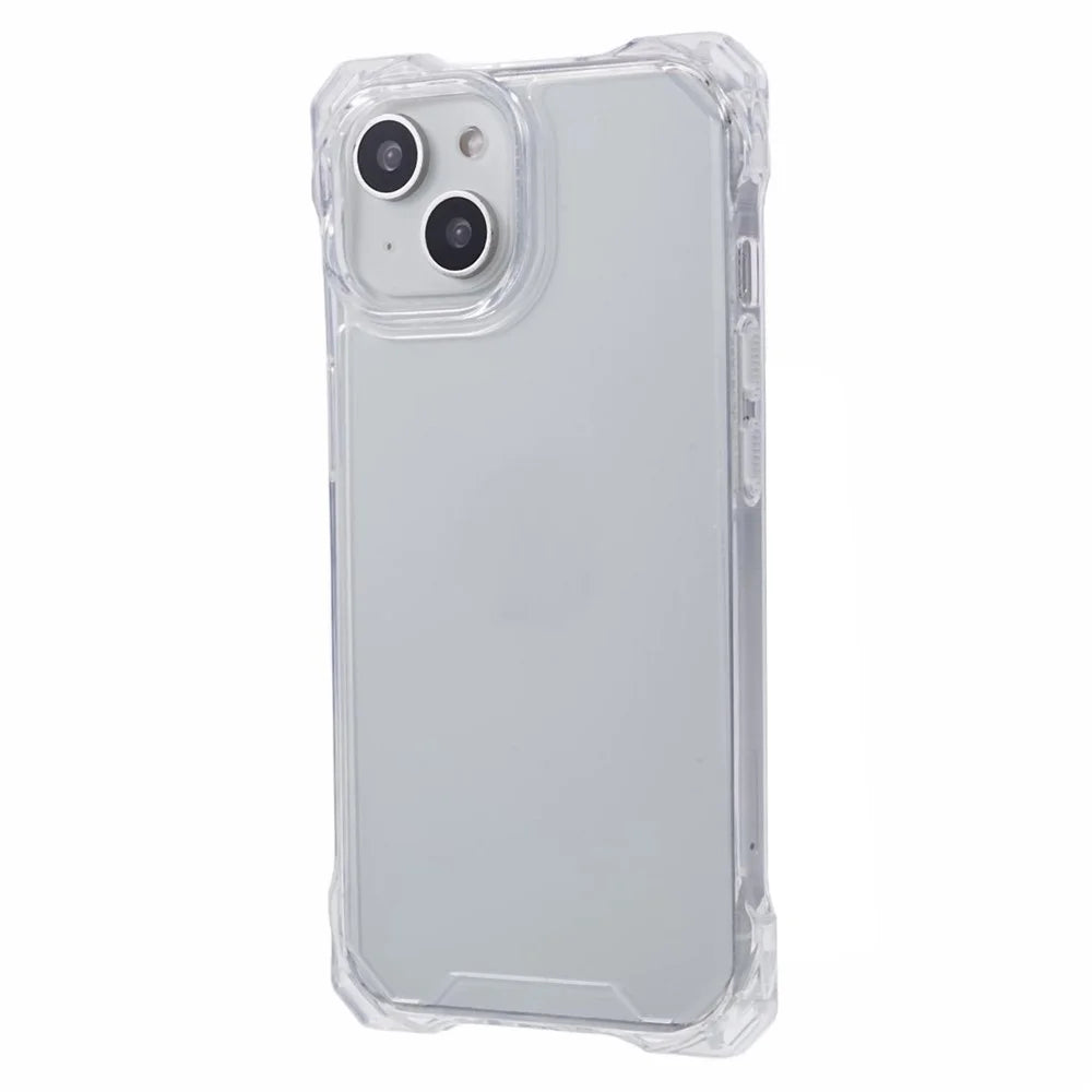 For iPhone 13 6.1 inch Slim Case Anti-Drop TPU+Acrylic Phone Cover - Transparent - 1