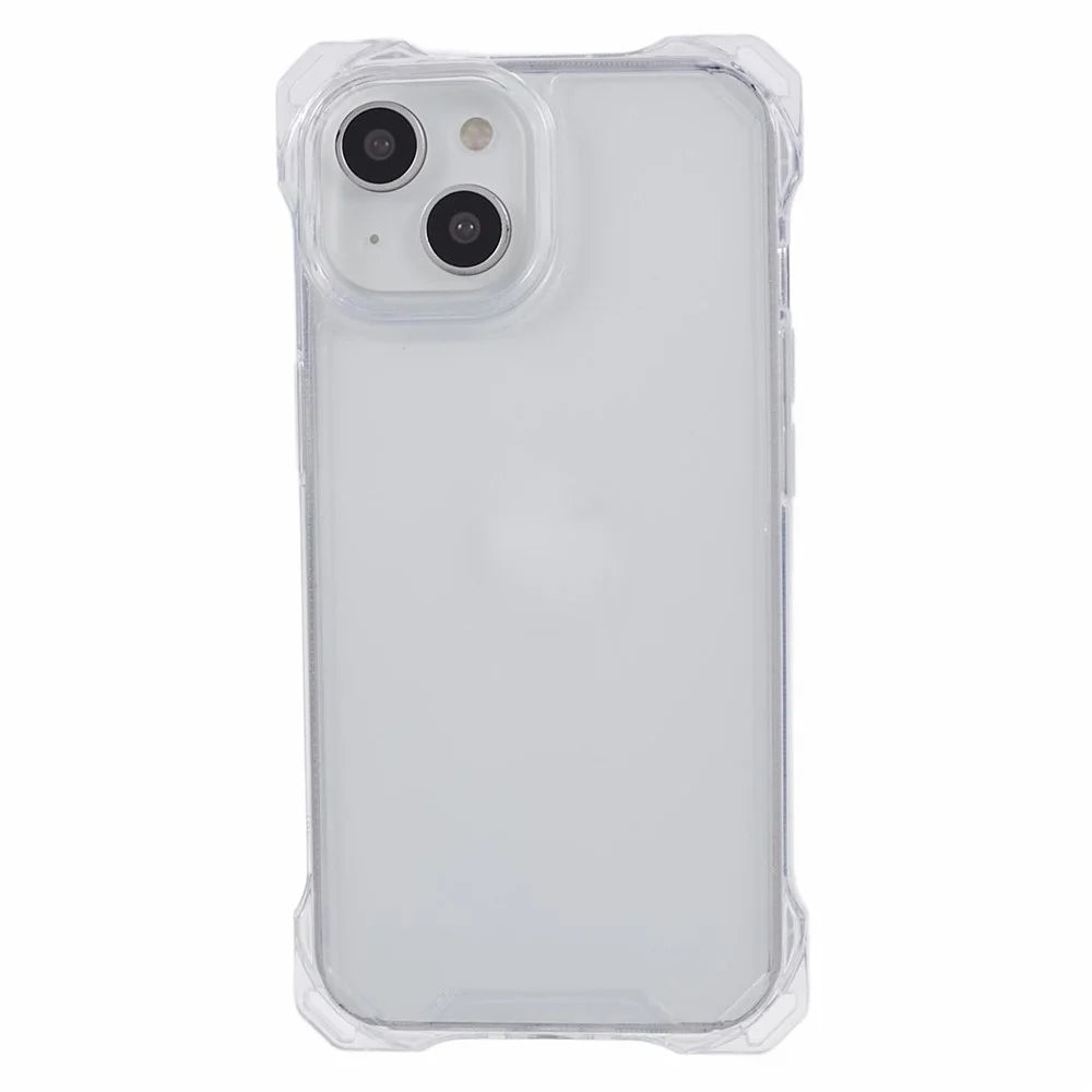 For iPhone 13 6.1 inch Slim Case Anti-Drop TPU+Acrylic Phone Cover - Transparent - 3