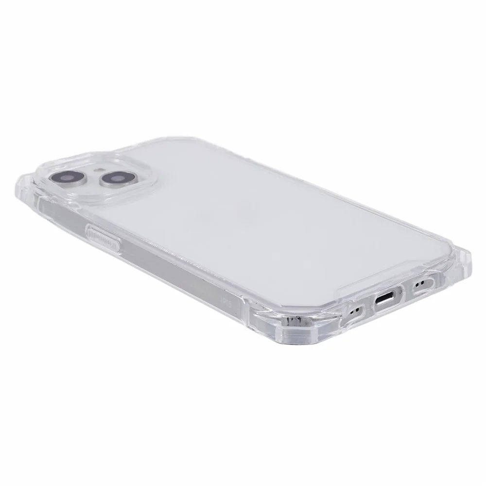 For iPhone 13 6.1 inch Slim Case Anti-Drop TPU+Acrylic Phone Cover - Transparent - 5