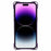 For iPhone 14 Pro Max Phone Case Reinforced Corner Protective Cover (Big Rear Lens Hole) - Transparent Purple - 2
