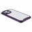 For iPhone 15 Pro Max Phone Case 4 Corner Shock Absorption Cover - Transparent Purple - 5