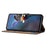For Samsung Galaxy S24 Case Anti-Scratch Phone Shell Imprinted Leather Wallet Stand Cover - Black - 3