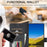 LC.IMEEKE For Samsung Galaxy S24 Ultra Case Drop-resistant Stand Leather Phone Shell Cover - Black - 6