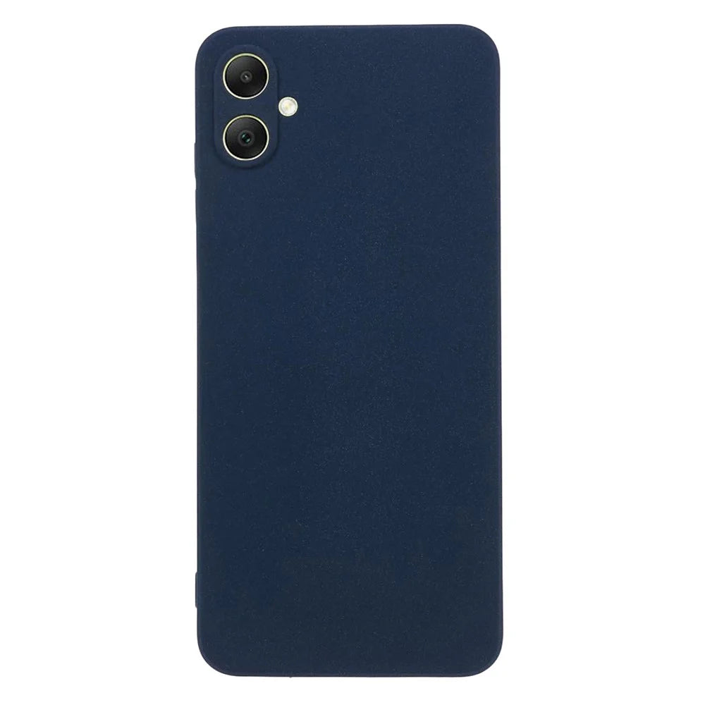 For Samsung Galaxy A05 4G Case Anti-scratch Matte TPU Back Cover - Navy Blue - 1