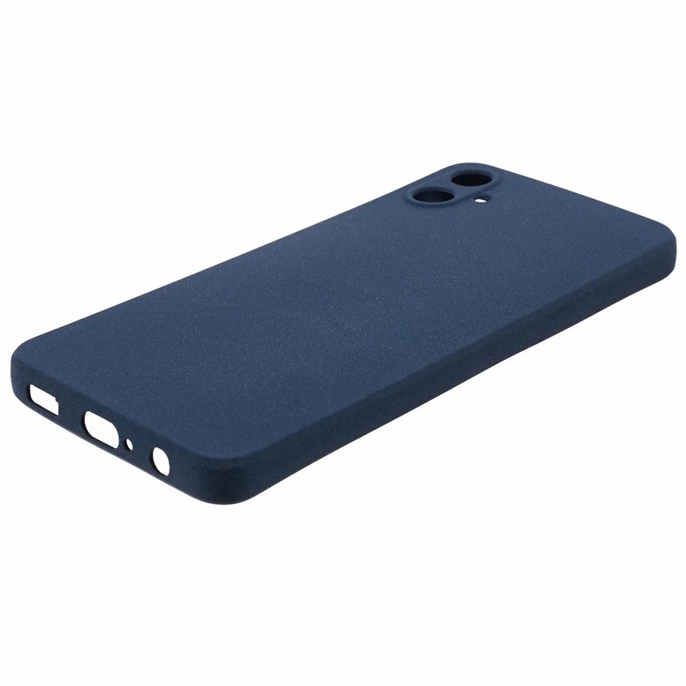 For Samsung Galaxy A05 4G Case Anti-scratch Matte TPU Back Cover - Navy Blue - 5