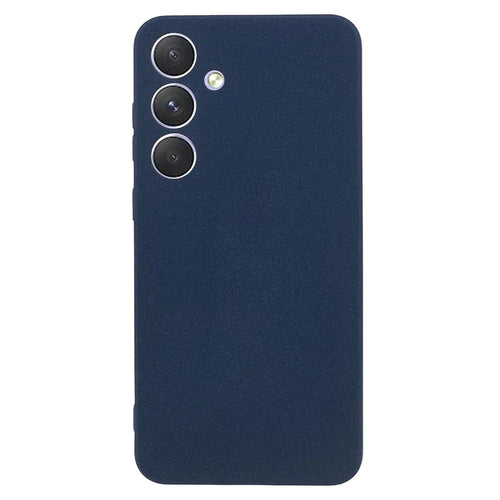 For Samsung Galaxy S24+ Case Anti-drop Matte TPU Smart Phone Protector - Navy Blue - 1