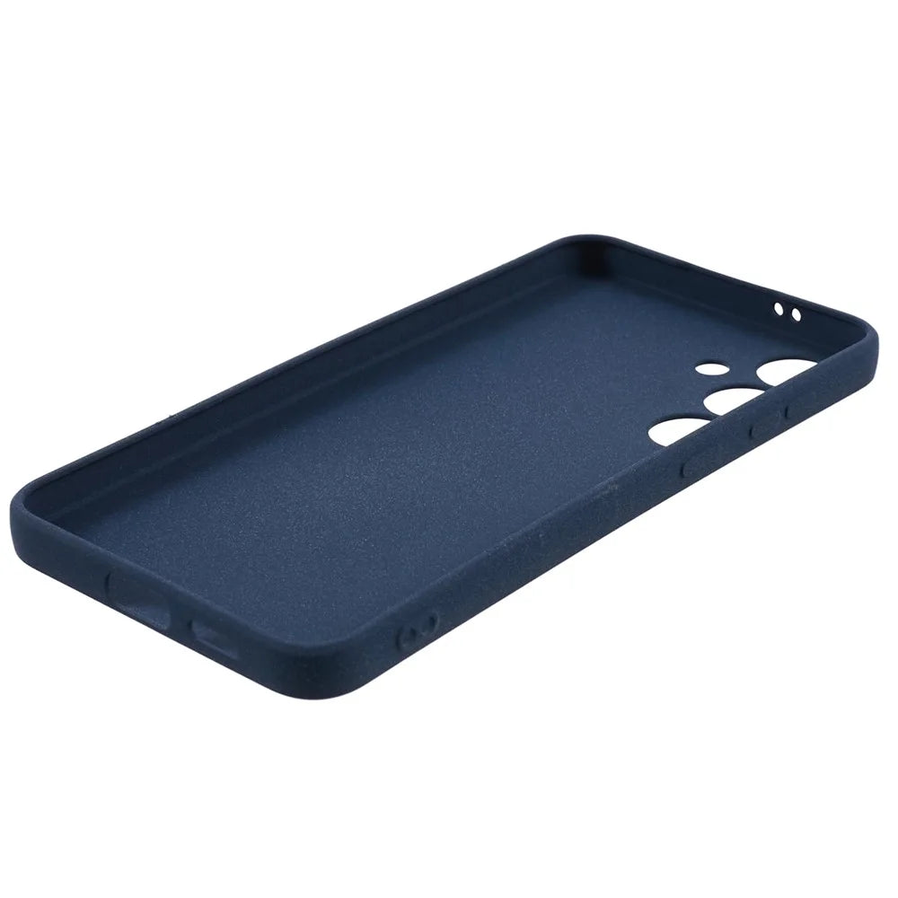 For Samsung Galaxy S24+ Case Anti-drop Matte TPU Smart Phone Protector - Navy Blue - 7