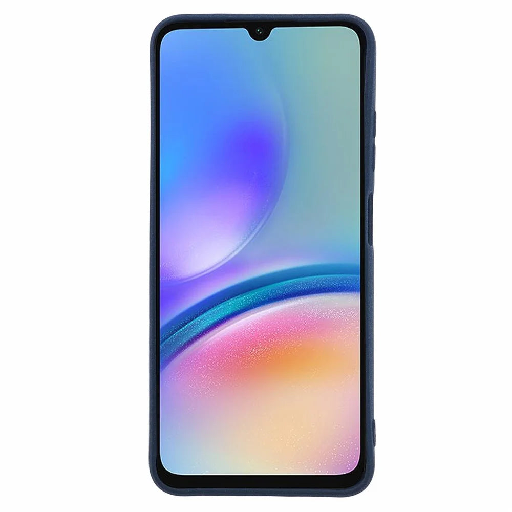 For Samsung Galaxy A05s 4G TPU Case Matte Anti-fingerprint Phone Cover - Navy Blue - 2