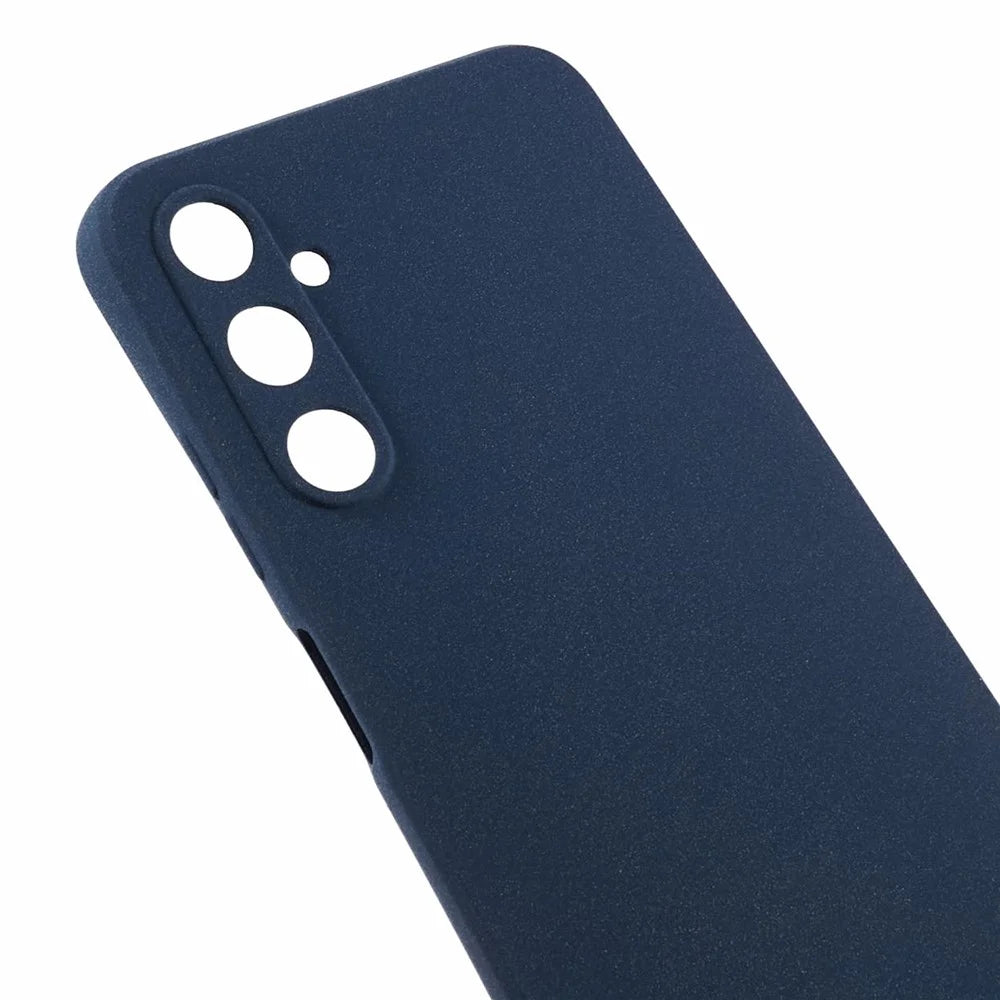 For Samsung Galaxy A05s 4G TPU Case Matte Anti-fingerprint Phone Cover - Navy Blue - 4