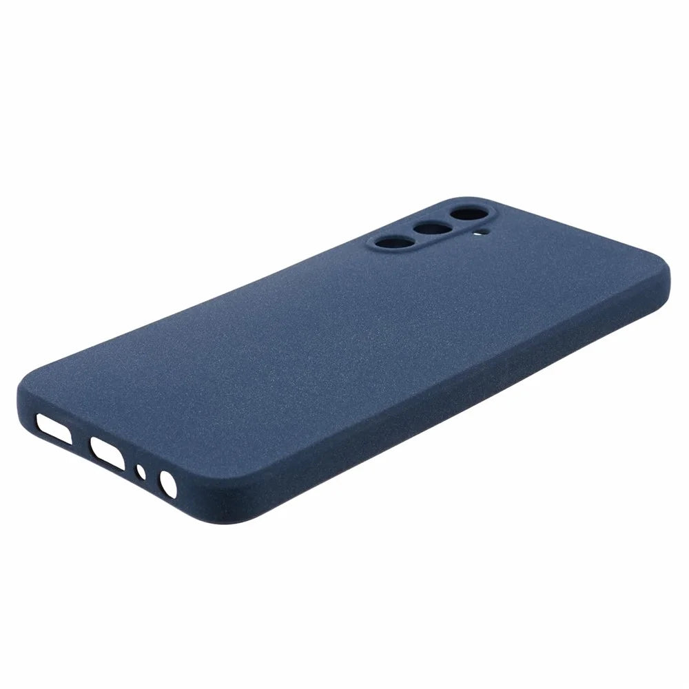 For Samsung Galaxy A05s 4G TPU Case Matte Anti-fingerprint Phone Cover - Navy Blue - 5