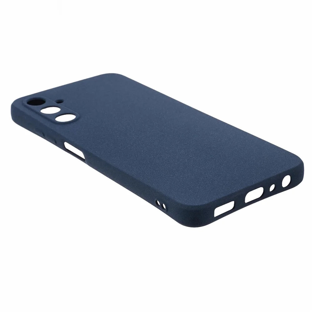For Samsung Galaxy A05s 4G TPU Case Matte Anti-fingerprint Phone Cover - Navy Blue - 6