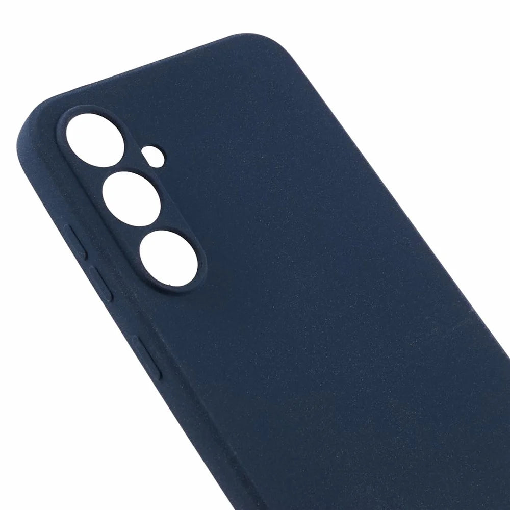 For Samsung Galaxy S23 FE Case Anti-scratch Matte TPU Phone Cover - Navy Blue - 4
