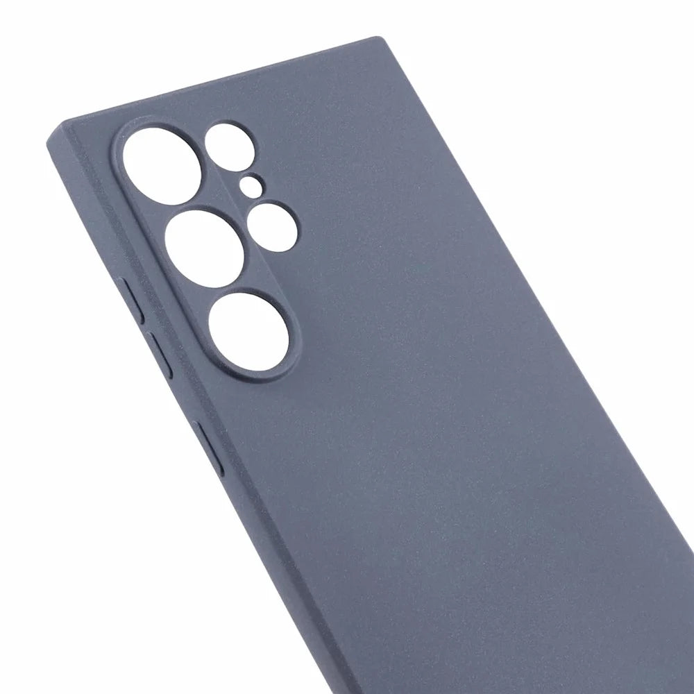 For Samsung Galaxy S24 Ultra Phone Case Double-Sided Matte Design Anti-Slip Cover - Grey - 4