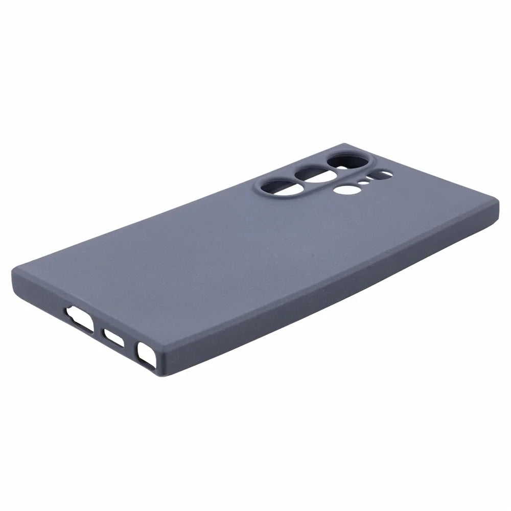 For Samsung Galaxy S24 Ultra Phone Case Double-Sided Matte Design Anti-Slip Cover - Grey - 5