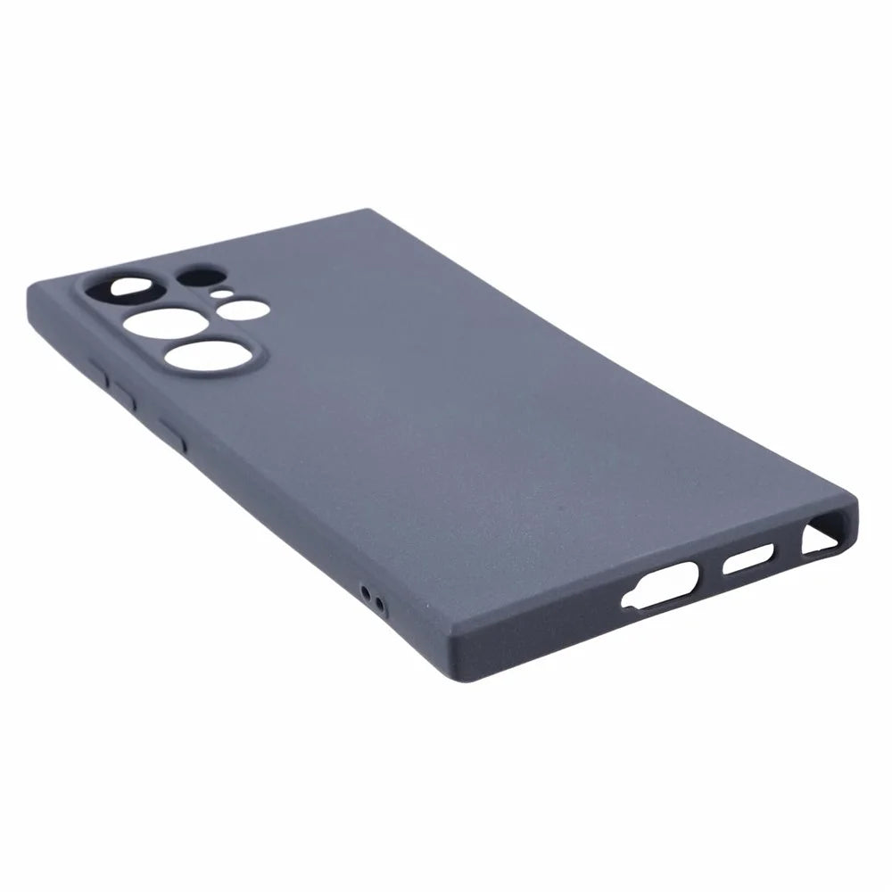 For Samsung Galaxy S24 Ultra Phone Case Double-Sided Matte Design Anti-Slip Cover - Grey - 6