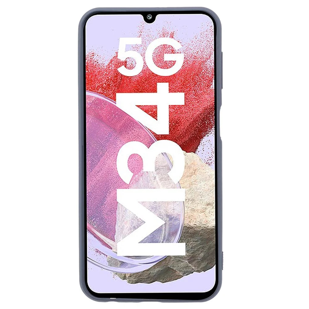 For Samsung Galaxy M34 5G / F34 5G Case TPU Double-Sided Matte Phone Shell Cover - Grey - 2
