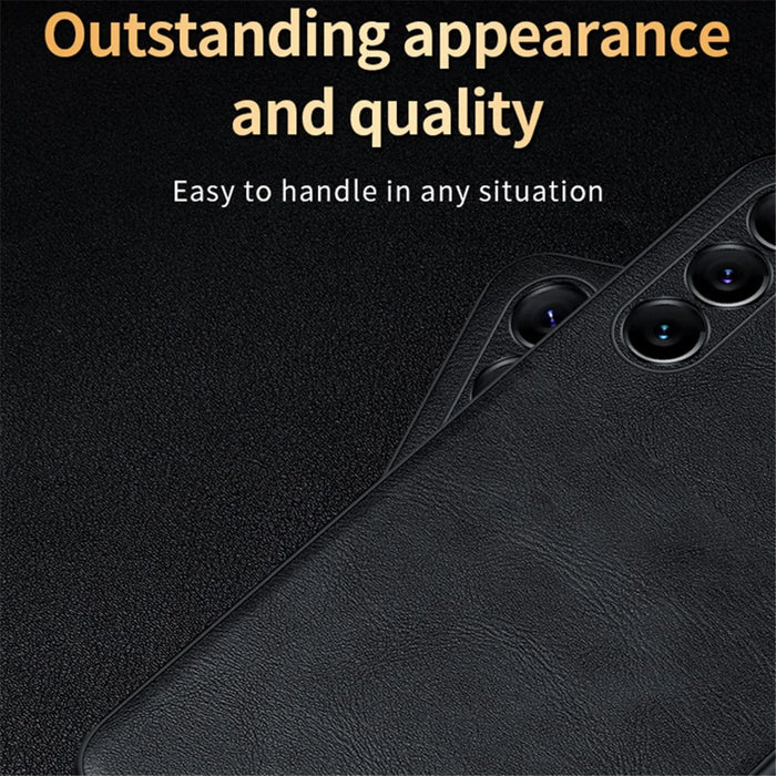 SULADA For Samsung Galaxy S24+ Cell Phone Cases PU Leather+TPU+PC Anti-drop Cover - Blue - 5