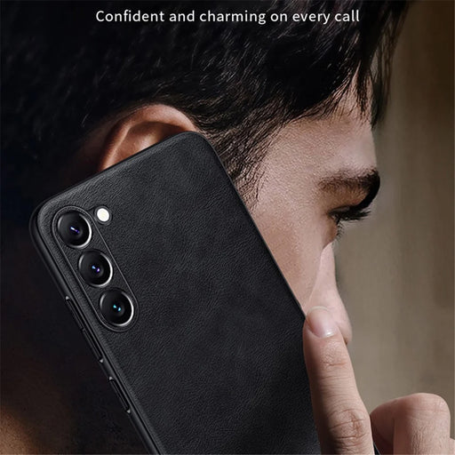 SULADA Cell Phone Cases for Samsung Galaxy S24 Ultra PU Leather+TPU+PC Cover - Black - 2