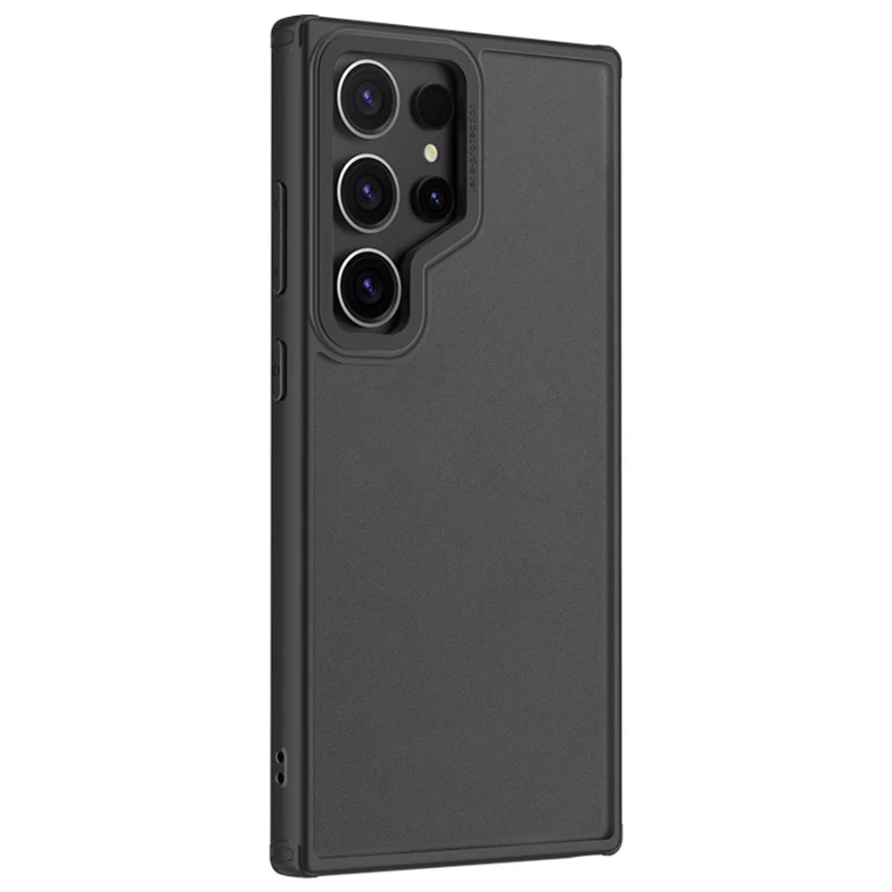 X-LEVEL For Samsung Galaxy S24 Ultra Case Drop Protection PC+TPU Matte Cover - Black - 1