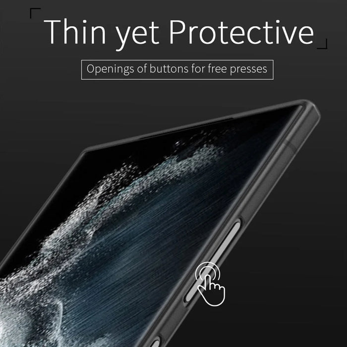 X-LEVEL For Samsung Galaxy S24 Ultra PP Phone Case Matte Finish Slim Cover - Black - 3