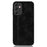For Samsung Galaxy A15 4G Case Cowhide Texture PU+TPU+PC Cell Phone Case - Black - 1