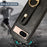 For Google Pixel 8a Cell Phone Case Anti-scratch PU Leather+PC+TPU Wristband Cover - Black - 5
